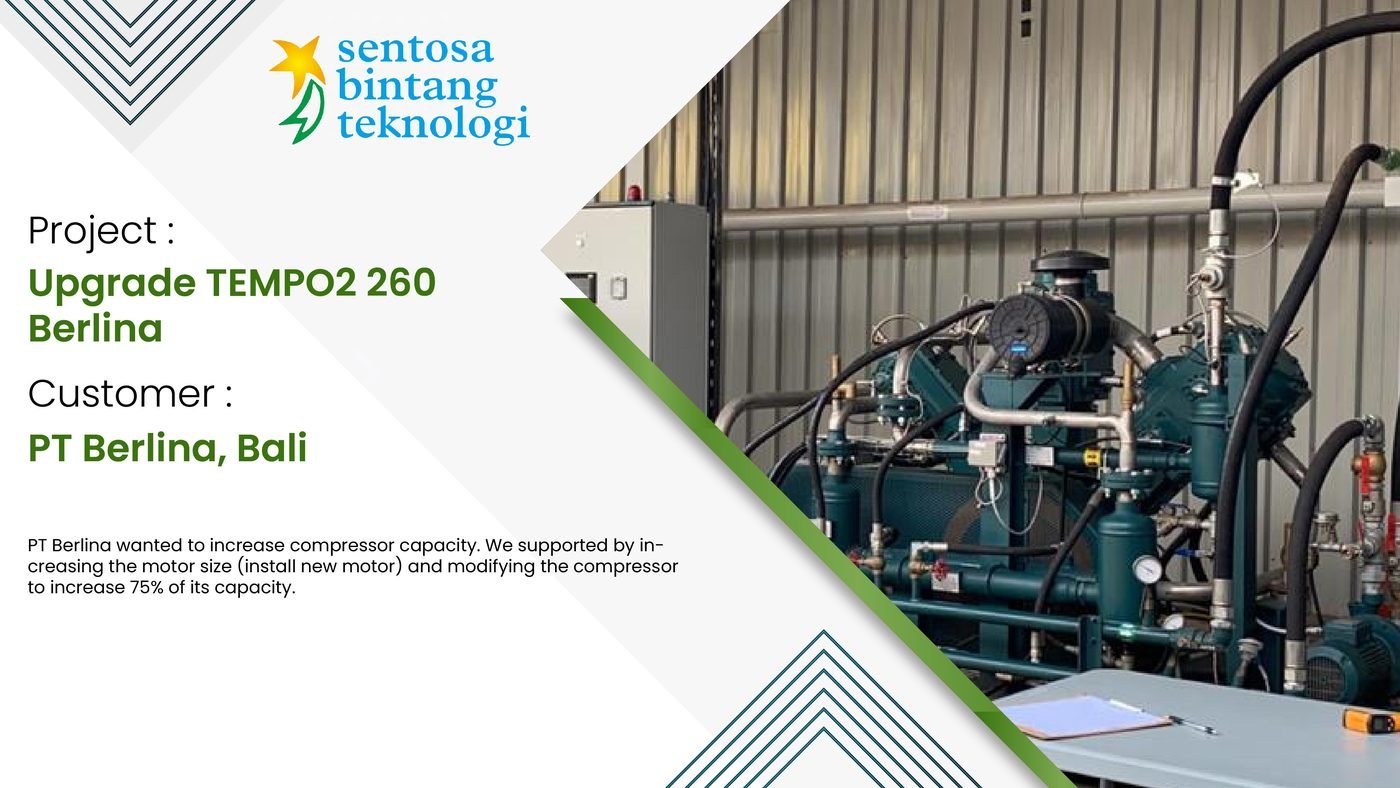 Installation and commissioning by PT Sentosa Bintang Teknologi