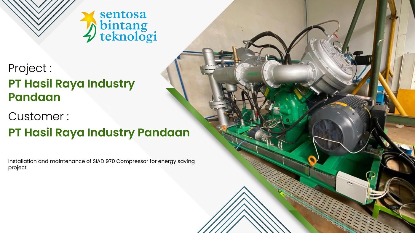 Installation and commissioning by PT Sentosa Bintang Teknologi