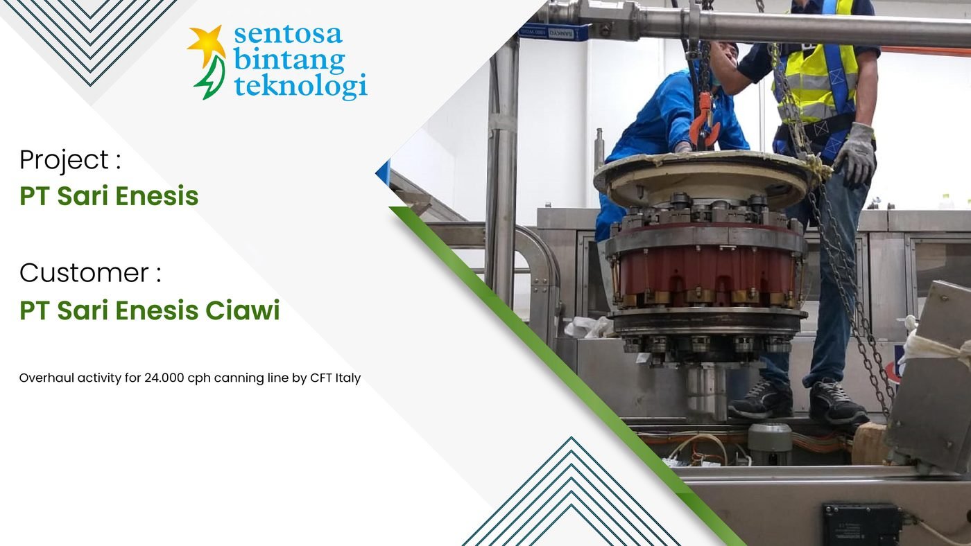 Installation and commissioning by PT Sentosa Bintang Teknologi