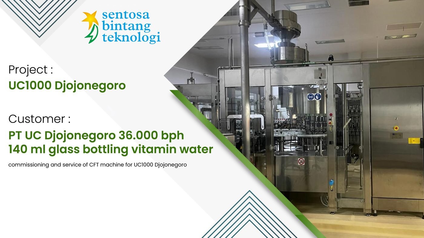 Installation and commissioning by PT Sentosa Bintang Teknologi